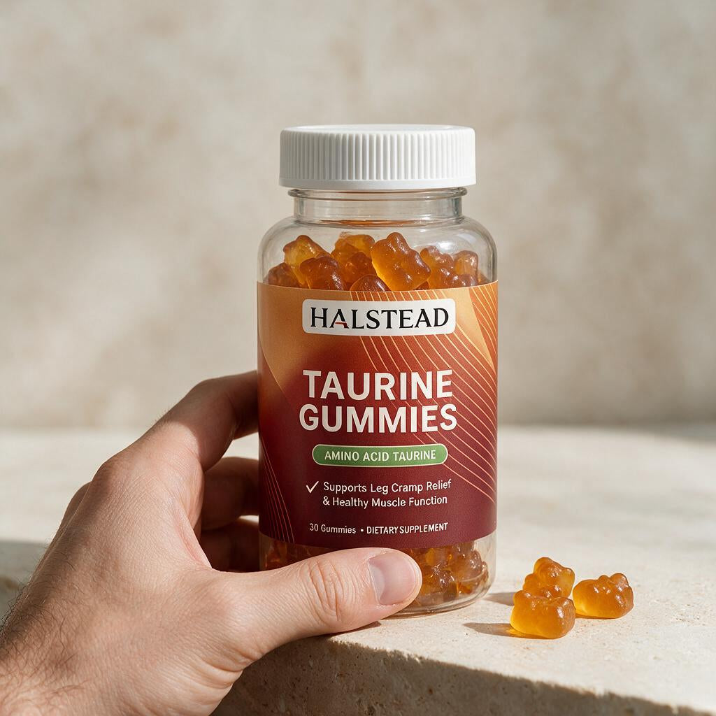 Halstead TauraEase Taurine | For Leg Cramps and Unbroken Nights